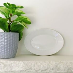 Small vintage ironstone platter